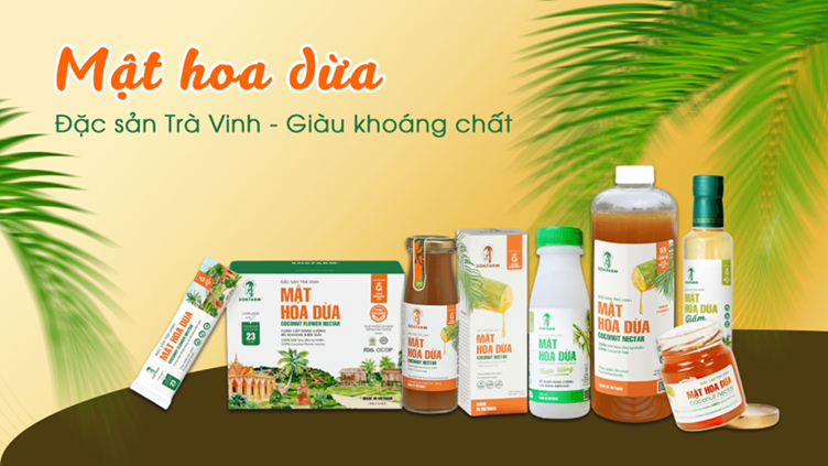 dac san mat hoa dua Tra Vinh giau khoang chat tu nhien